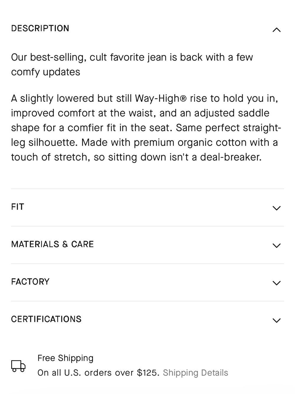 Everlane High-Rise The Way High Jeans — Black 27L 29” inseam - Picture 4 of 9